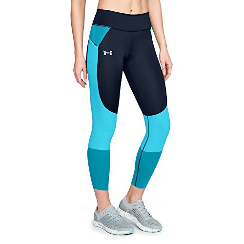 Under Armour Women's Speedpocket Run Crop, Academy (409)/Reflective, X-Large #TOP19