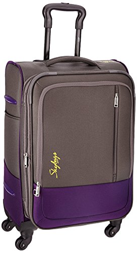 Skybags Romeo Polyester 58 cms Grey Softsided Suitcase #amazon
