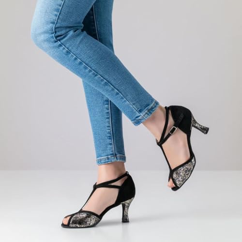 Chaussures de danse Werner Kern Isla avec talon évasé stable de 6,5 cm
