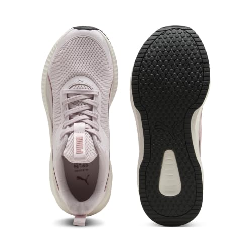 PUMA Erwachsene Flyer Lite 4 Laufschuhe 40.5, Powder Pink Black Warm White Dusky Rosewood – Ansicht 4