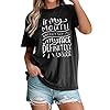 If My Mouth Doesn't Say It My Face Definitely Will T-Shirt Women Funny Saying Shirt Letter Print Tee Top Gray