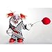 Tekky Toys Animated Scary Clown Halloween Decoration and Prop, 7 1/2