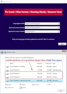32GB - Bootable WinPE USB Drive for Windows 10 & 11,Password Reset, Network Drives (WiFi & LAN),Supported UEFI and Legacy, Data Recovery, Repair Tool