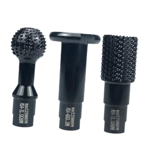 PRETYZOOM Set De Fresas Rotativas Para Tallar Madera, Herramienta Eléctrica Angular Para Corte y Ranurado, Cabezal Esférico Resistente a Altas Temperaturas, 3 Piezas Caja Para Carpintería