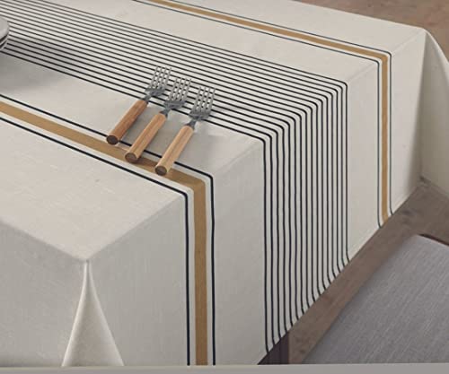 TOALHA DE MESA SEMPRE LIMPA CORTÊS 140 X 210 CM ESTAMPADA, Karsten