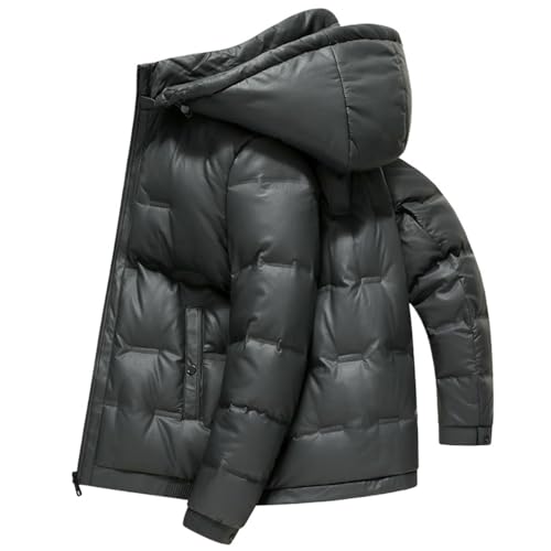 Manteau court en duvet homme hivernal veste thermique et résistante au froid