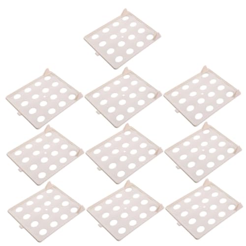 Camete de la placa del organizador de armario Carpeta de ropa de la camiseta Anti-Wrinking Soporte de almacenamiento de ropa beige 10pcs Organizar tablero