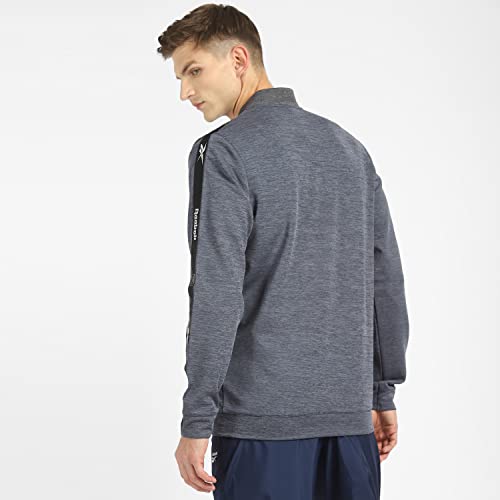 Image of Reebok Men's Solid Regular Fit Track Suit