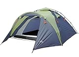 Gewicht: 3,8 kg EXPLORER Flash 3 Automatikzelt Doppeldachzelt ** in Sekunden aufgebaut - Schirm Prinzip! ** integriertes Gestänge 220/310x220x120cm(Innenzelt:200x200x120cm) 3 Personen 3000mm Wassersäule Zelt Schirm Camping Outdoor Wandern Familie