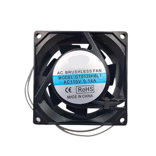 Ventilateur de refroidissement GT8038HBL1 AC 110V 80x80x38mm pour boîtier