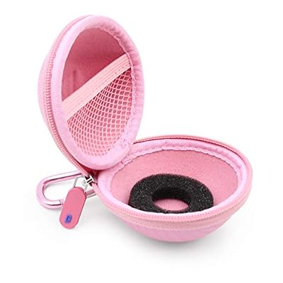 CASEMATIX Pink Carry Case Compatible with Tamagotchi Pix Camera Interactive Virtual Pet, Includes Case Only with Wrist Strap and Carabiner