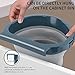 Eleganted Cubos de Basura Plegable Colgando,Bote de Basura Colgante Basurero Extraible para...