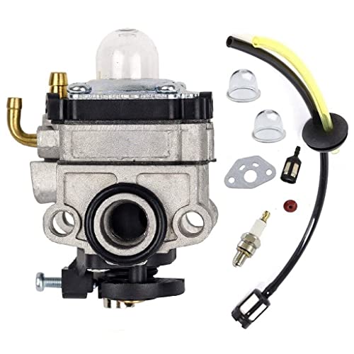 Replace Parts for Machine Carburetor Carb for Troy-Bilt Pony TB465SS 26.2cc for Weed-Eater Trimmer Cutter