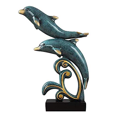 Schöne Delphin dekorative Skulptur geeignet für Schlafzimmer Eingang Kabinett Dekor Ornamente und Hochzeitsgeschenk