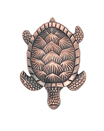 Shabby Restore Turtle Copper Color Metal Dresser Drawer, Cabinet Drawer Or Door Knob Pulls - Pack Of 12 #TOP12