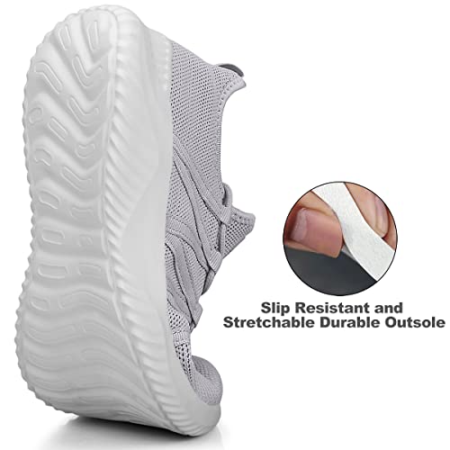 Image of Feethit Womens Slip On Running Shoes Breathable Walking Shoes Lightweight Gym Workout Shoes Non Slip Fashion Sneakers