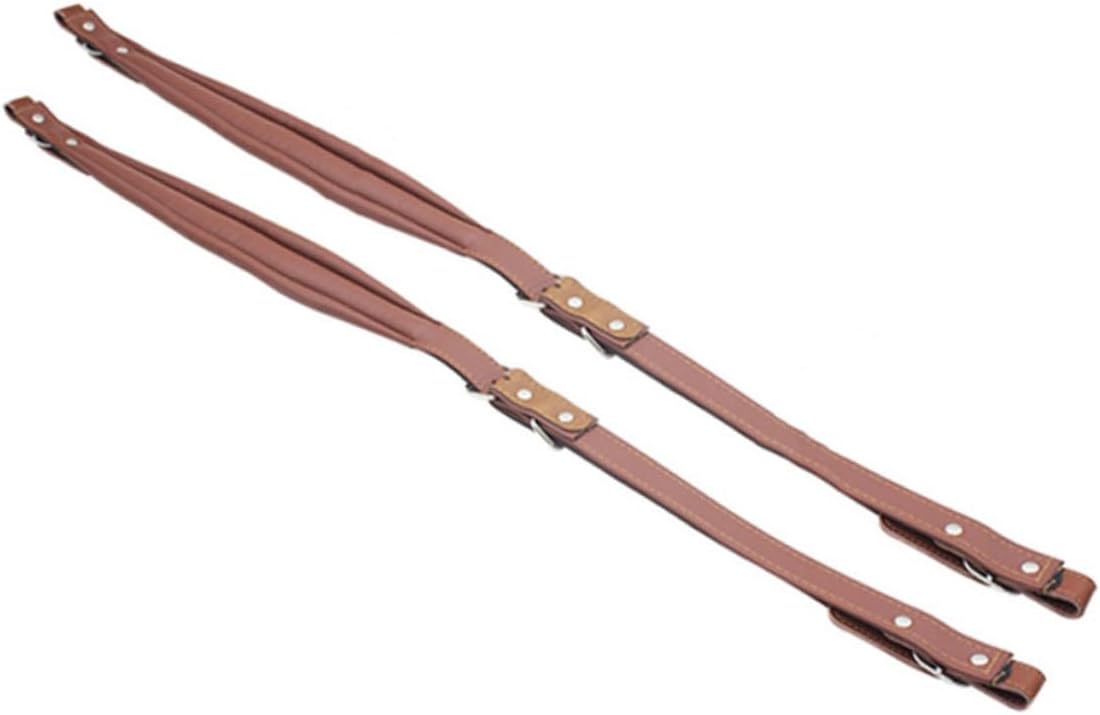 Adjustable Leather Accordion Shoulder Belts for Bass and Button