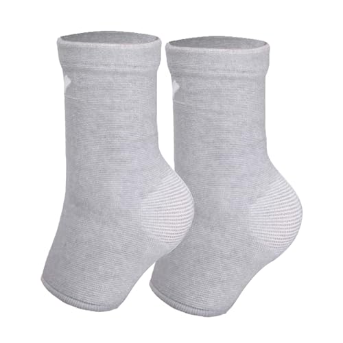 Funda de compresión de pie y tobillo, tobillera de compresión - Brazalete deportivo de punto elástico de compresión de tobillo - Soporte para tobillo Mangas de pie Funda transpirable tobillera para