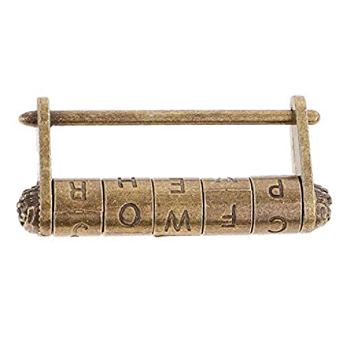 Cadenas à Combinaison 5 Lettres – Noir, Pour Valise, Salle D'évasion, Aucun Clé Nécessaire