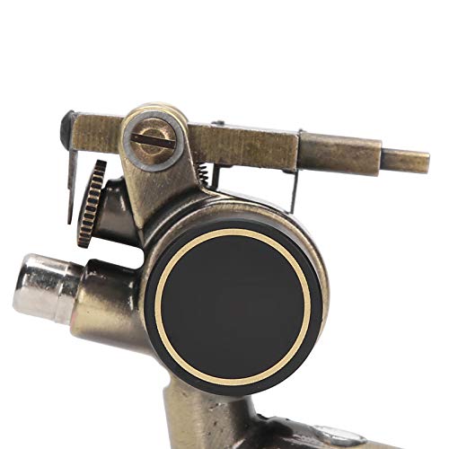 Rotary Tattoo Machine, Professional Brass Motor Tattoo Machine Liner Shader Cnc Carved Tattoo Machine Rca Interface #TOP7
