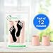 Ajoysoul Pinky Toe Protectors and Sleeves,12pcs Silicone Toe Cushion,Gel Toe Covers and Tubes,Protect Toes and Keep Toes Moisture,Relief Pain from Corns,Blisters,Calluses and Reduce Friction - Peach