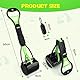 Nobleza Raccoglitrice per cani 60 cm Raccogli Cacche per Cane Portatile Pieghevole Dog Poop Scooper Con 1 Rotolo di Borse per escrementi e 1 Dispenser Manico Lungo Solido Dentato