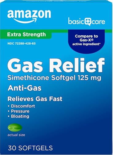 Amazon Basic Care Gas Relief Softgels...