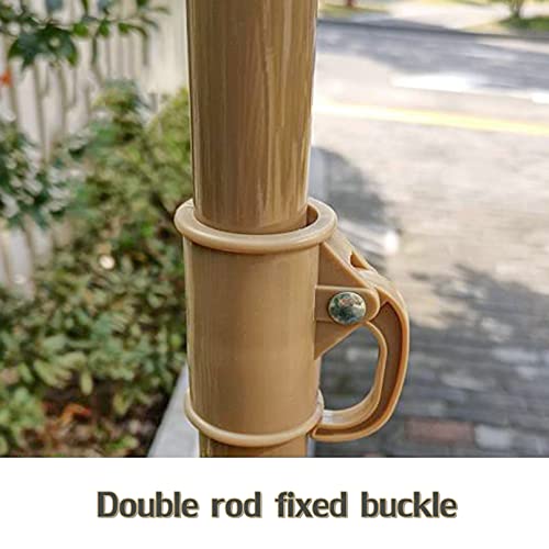 Horv Patio Umbrella Table Market Umbrella With Tilt Design 5.9 Ft Outdoor Straw Parasol Umbrella For Garden, Deck, Backyard, Pool And Beach #TOP4