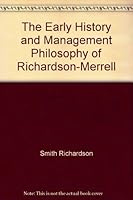 The Early History and Management Philosophy of Richardson-Merrell B0012F4JD6 Book Cover