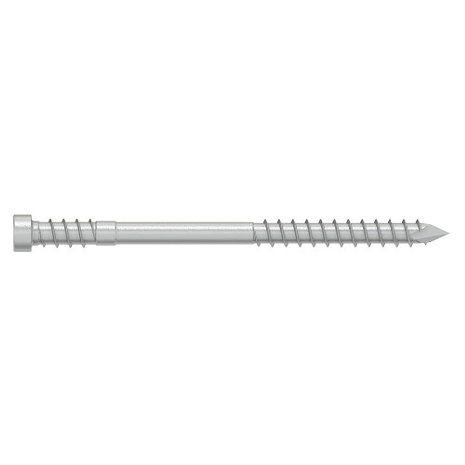 Viti per terrazze in acciaio inox A4 – DSPROA4 Simpson – 150 viti Ø 5,5 x 60 mm