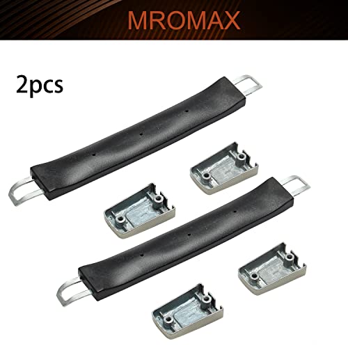 Luggage Handle,Replacement 2Pcs Luggage Handle 9.65" x 1.02" (L x W) Plastic Pull Handle Grip Replacement 245mm x 26mm for Luggage Suitcase Box Black Tone4