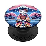 Photo Gallery carino giapponese geisha cat anime sakura fiori popsockets popgrip intercambiabile Photo Gallery carino giapponese geisha cat anime sakura fiori popsockets popgrip intercambiabile