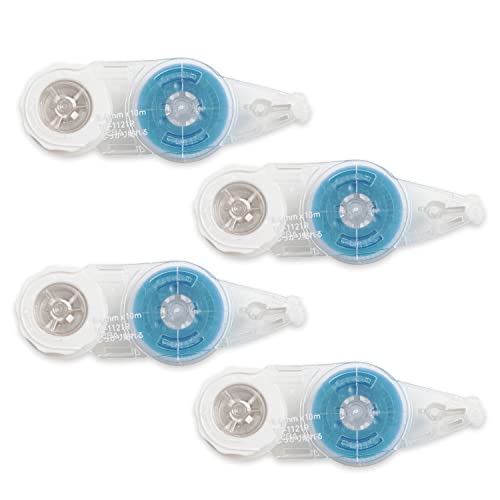 Plus 54-346 Pit Norino Pod Adhesive Tape for Secure, 0.3 inches (8.4 mm), Refill Tape, Value Pack, 4 Pieces