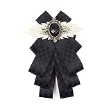 black bow brooches for men women self tie bow tie collar pin fashion PreTied suits Neck Tie bowknot