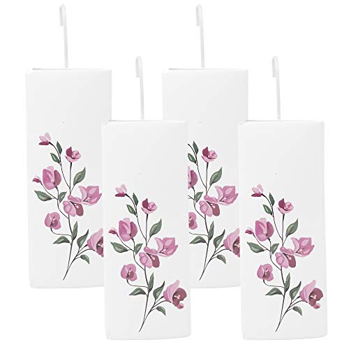 Ceramic Dry Air Water Control Moisture Hanging Radiator Humidifier Flower Design (4 Purple)