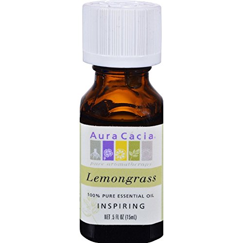 Aceite Esencial Puro de Lemongrass Aura Cacia 0.5 oz miniatura 1