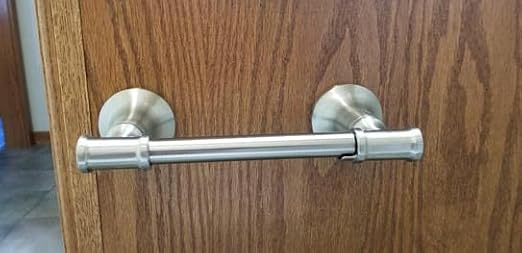 Delta Chamberlain Wall Mount Pivot Arm Toilet Paper Holder Bath Hardware Accessory in Brushed Nickel CML50-BN