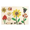 LAZACA Wood Craft Kits DIY for Kids Ages 5-10 Wooden Art Paint Bulk Crafts Garden Playset Loose Parts Play Materials 250 Pcs/19.5X13X3.5cm #4
