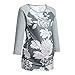 Produktbild Damen Mutterschaft Blumen Drucken Tops Multifunktional Schwangere T-Shirt Kleidung Frauen Casual Umstandsoberteil Stillfunktion Langarmshirts Umstandskleidung