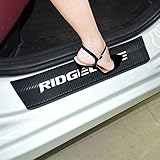 JEYODA Carbon Fibre Vinyl Reflective Car Door Sill Protector Decoration Scuff Plate for Honda...