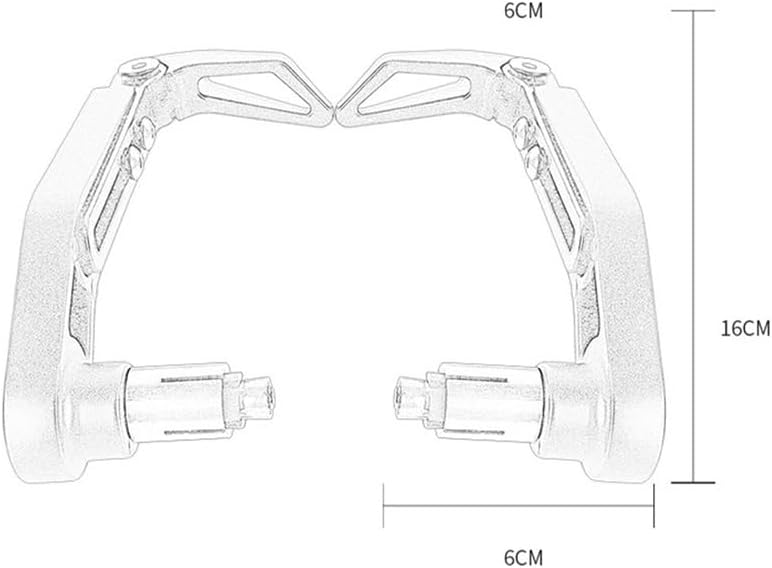 Handguard Guard Motorcycle Brake Lever Guard Guards Handguards Spare Parts Insert Aluminum Alloy Anti Crash for Cross for Country