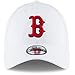 New Era Unisex-Adult MLB Core Classic 9TWENTY White Home Adjustable Hat Cap One Size Fits All - Boston Red Sox White