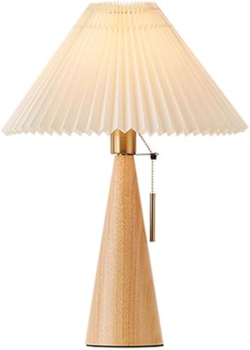 BGGJJ Lamp for Desk Simple Retro Log Style Table Lamp Study Bedroom Bedside Table Lamp Desk Lamps for Home Office(B)