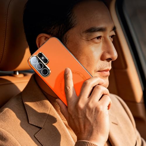 Coque cuir Samsung Galaxy S26 Ultra luxe affaire avec protection camera