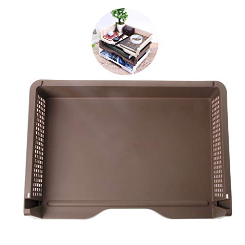 Paper Superimposed Desktop Files Storage Rack Box Letter Tray Office