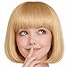 Produktbild Hatstar Bob Perücke Blond, Charleston-Perücke für Damen und Herren, Kostüm Accessoire für Karneval, Fasching und Halloween, 100% Polyester