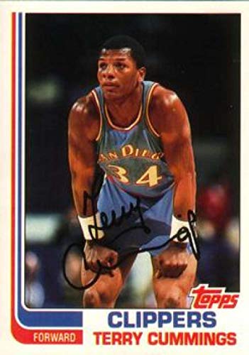 1992-93 Topps Archives Basketball #24 Terry Cummings San Diego Clippers Official NBA Trading Card Near Mint to Mint Condition