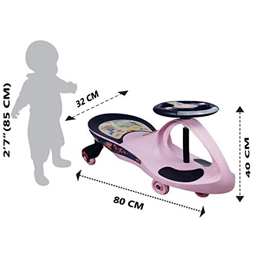 Image of Toyzone Tom & Jerry Premium Magic Car-51619 | Ride-on Car | Push Car | Swing Car | Comfortable & Durable Seats | Elegant Design | Twister Ride on | Magic Toy Car | for Kids Age 2+Swing Car |