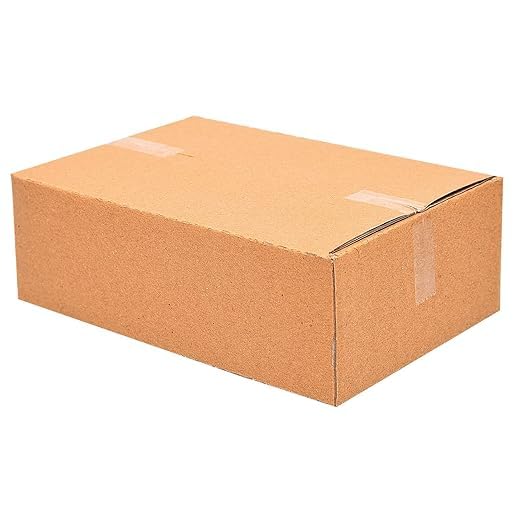Anmol Packaging Premium Eco-Friendly 3 Ply Corrugated Packing Box for Secure Shipping, Moving, Courier & Goods Transportation (6" x 4" x 2" Inch, Pack Of-100)
