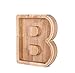 Tirelire en bois, Banque de monnaie personnalisée Enfants Ciggy Bank, vingt-six English Alphabet Lettre de stockage Nom personnalisé Banque de sauvegarde, Cadeau d'argent for enfants, adulte, cadeau d